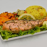 Filet de saumon aux herbes